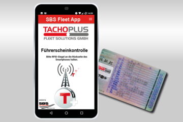 Führerschein mit RFID-Siegel am Mobiltelefon scannen