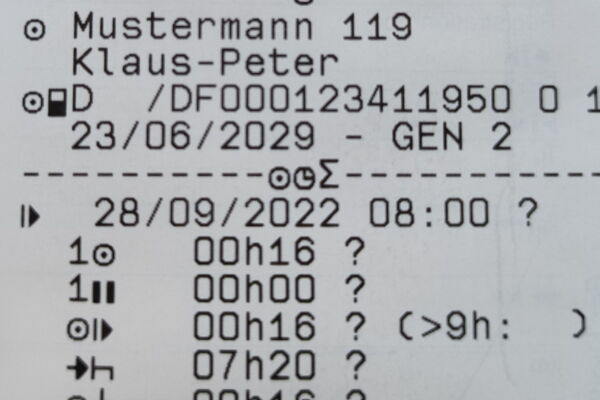 Fahrzeitinformation: Lenk- und Ruhezeiten im Überblick